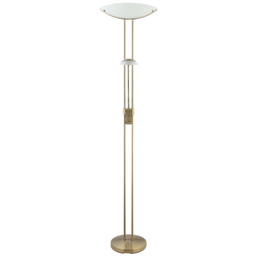 EGLO - Stmívatelná stojací lampa BAYA 1xR7s/230W + 1xG9/33W bronz