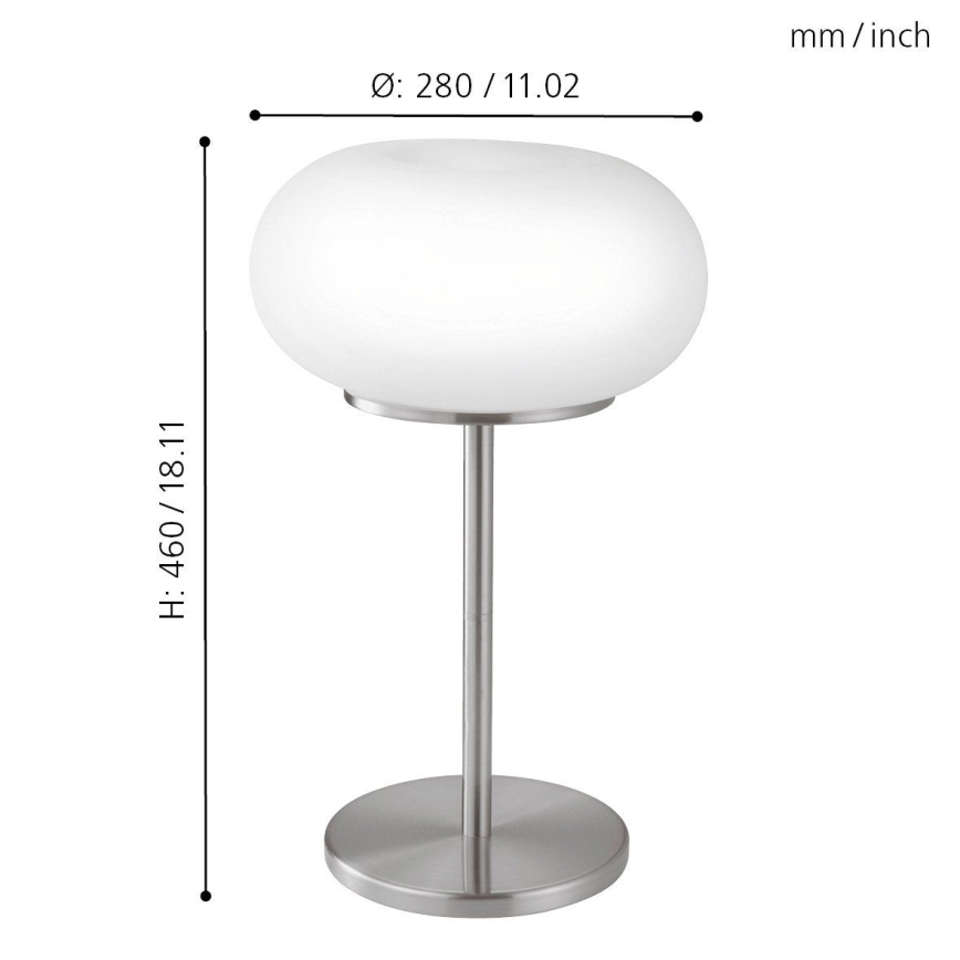 EGLO - Stolní lampa OPTICA 2xE27/60W pr. 28 cm