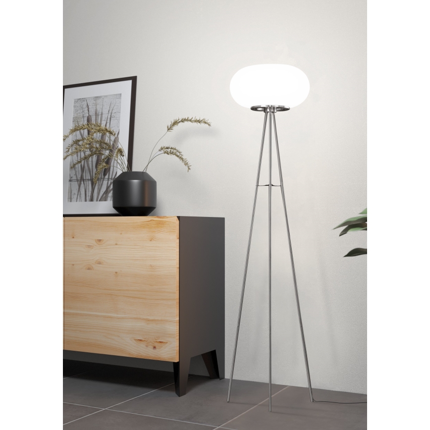 EGLO - Stojací lampa OPTICA 2xE27/60W pr. 35 cm