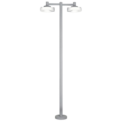 EGLO 88158 - Venkovní lampa ROI 2x2Gx13/22W stříbrná / bílá IP44
