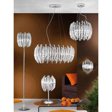 EGLO 89205 - Lustr na lanku DRIFTER 6xG9/33W/230V Křišťál