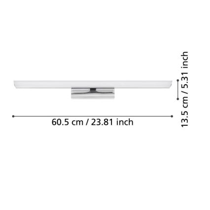 Eglo - LED RGBW Stmívatelné koupelnové osvětlení zrcadla 15,6W/230V IP44 ZigBee