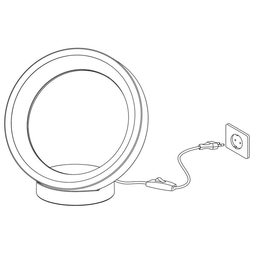Eglo - LED RGBW Stmívatelná stolní lampa LED/16W/230V ZigBee