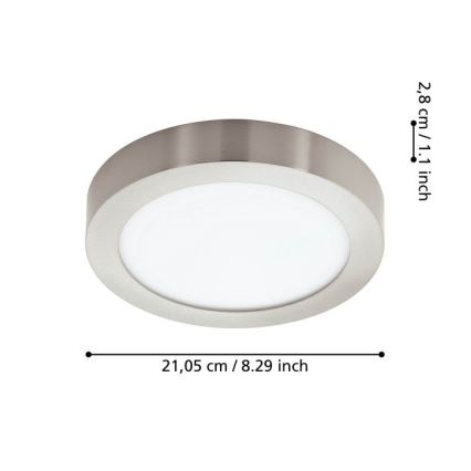 Eglo - LED Stmívatelné koupelnové stropní svítidlo LED/16,5W/230V IP44 ZigBee