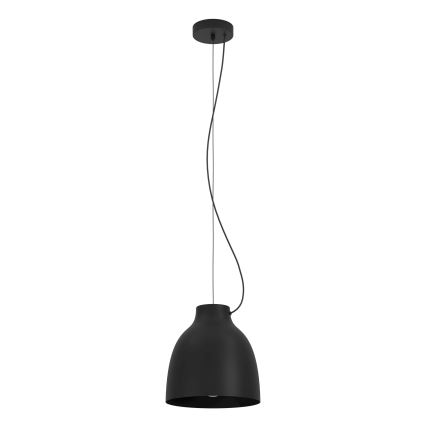 Eglo - Lustr na lanku 1xE27/40W/230V černá