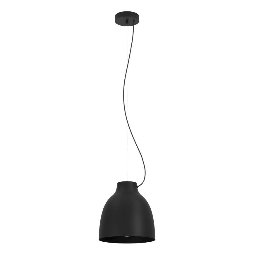 Eglo - Lustr na lanku 1xE27/40W/230V černá