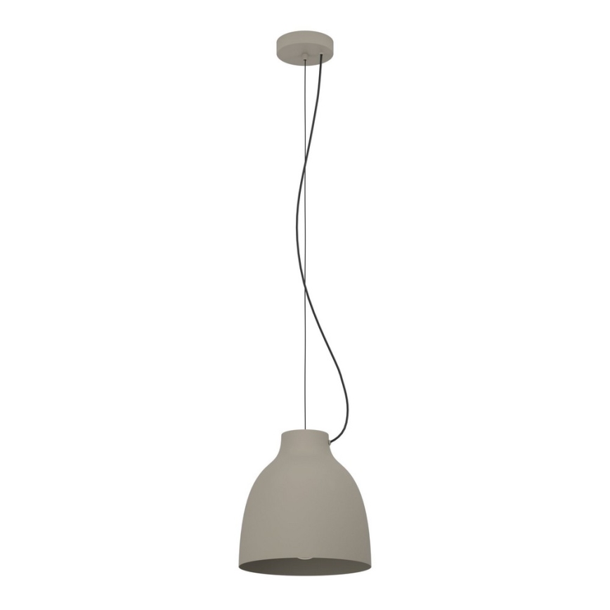 Eglo - Lustr na lanku 1xE27/40W/230V šedá