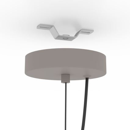 Eglo - Lustr na lanku 1xE27/40W/230V šedá