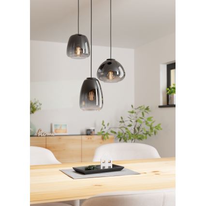 Eglo  - Lustr na lanku 3xE27/40W/230V pr. 43 cm