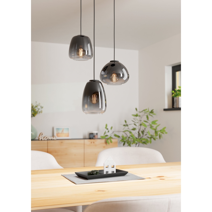 Eglo  - Lustr na lanku 3xE27/40W/230V pr. 43 cm