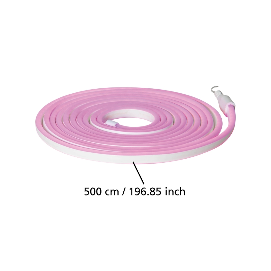 Eglo - LED Pásek LED/96W/24V 5 m IP44 růžová