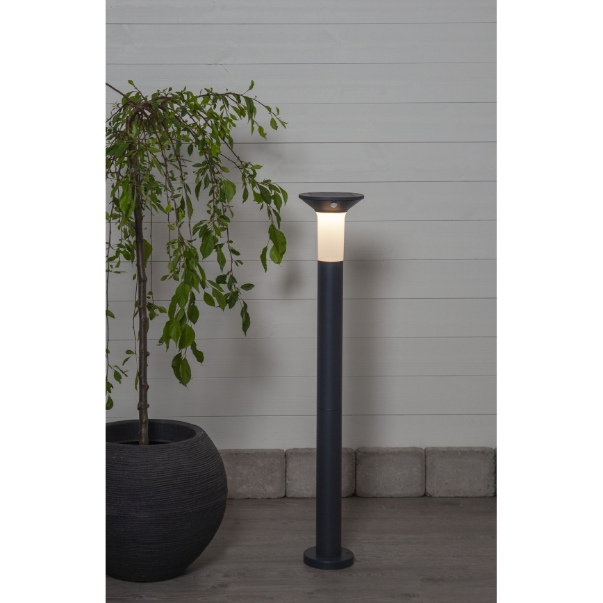 Eglo - LED Venkovní solární lampa se senzorem 6xLED/0,03W/3,7V 1500 mAh IP44