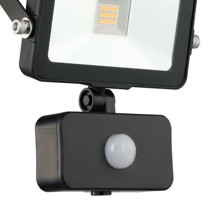 Eglo - LED Solární reflektor se senzorem 15xLED/0,03W/3,7V 2600 mAh IP44