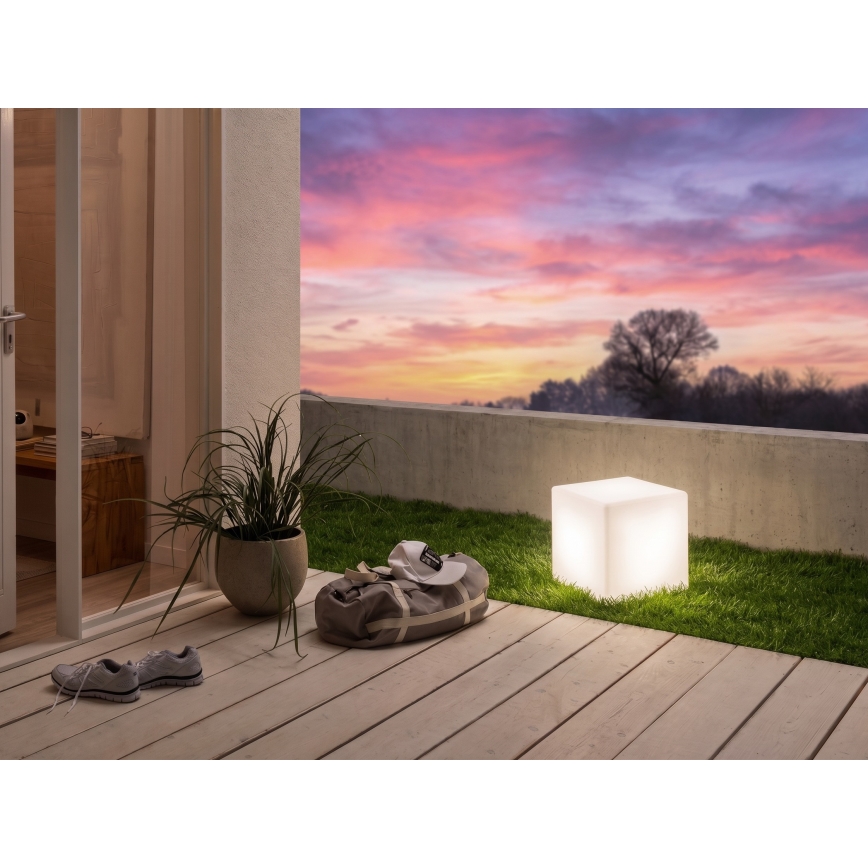 Eglo - Venkovní stojací lampa 1xE27/15W/230V 30x30 cm IP65
