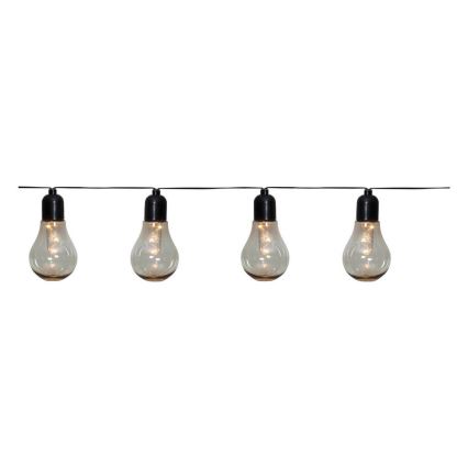 Eglo - LED Venkovní dekorační řetěz 10xLED/0,06W/3V 2xAA IP44