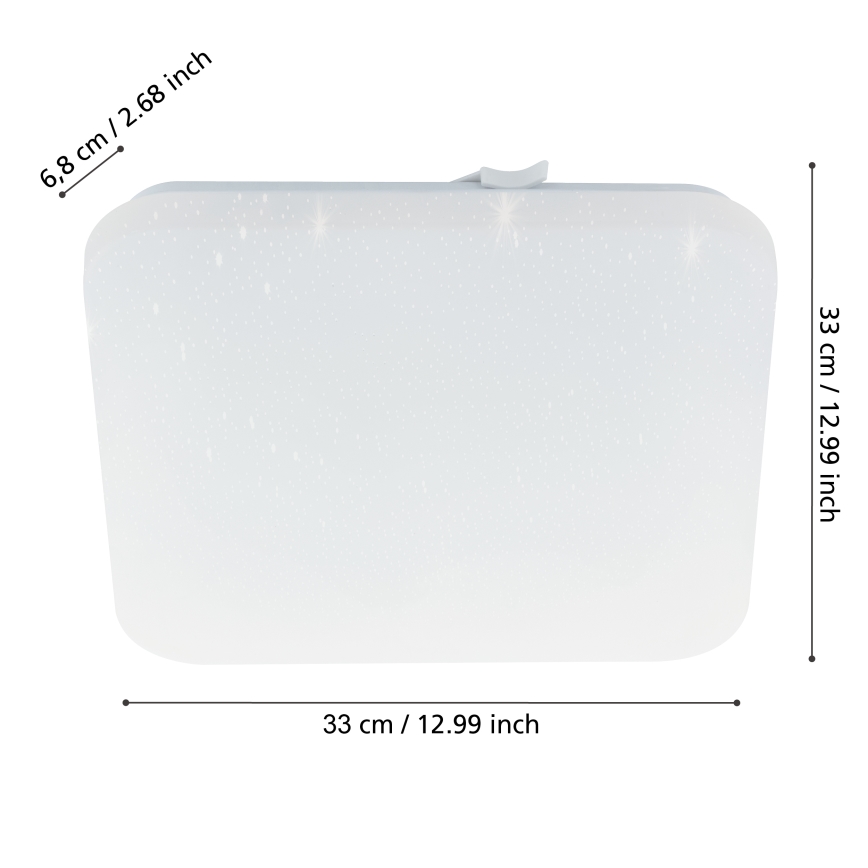 Eglo - LED Koupelnové stropní svítidlo LED/14,6W/230V IP44