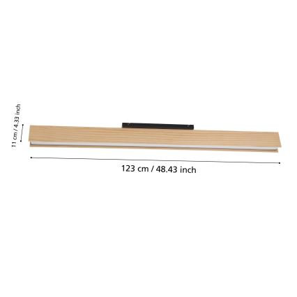 Eglo - LED RGBW Stmívatelné stropní svítidlo LED/35W/230V 2700-6500K