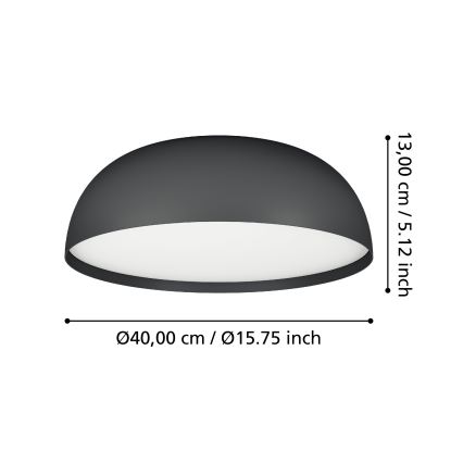 Eglo - LED RGBW Stmívatelné stropní svítidlo 3xLED/7,5W/230V 2700-6500K pr. 40 cm