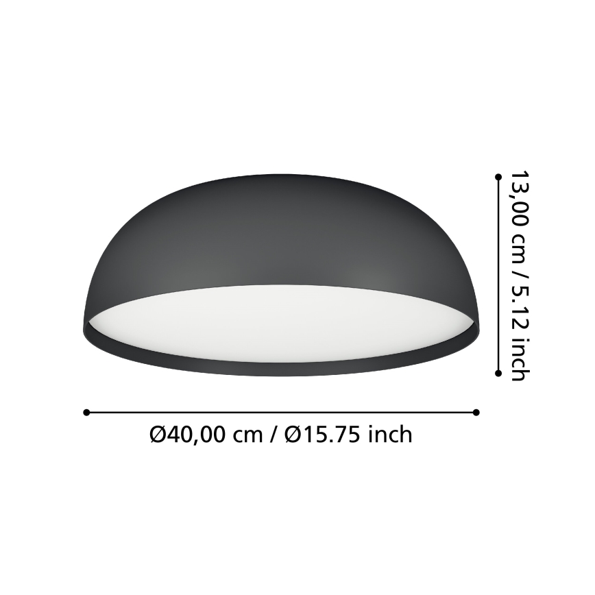 Eglo - LED RGBW Stmívatelné stropní svítidlo 3xLED/7,5W/230V 2700-6500K pr. 40 cm