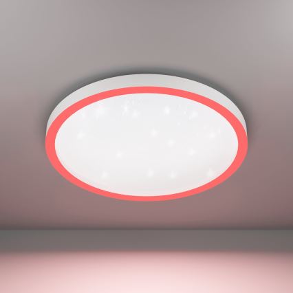 Eglo - LED RGBW Stmívatelné stropní svítidlo LED/34,5W/230V 2700-6500K