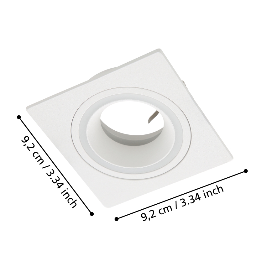 Eglo - Podhledové svítidlo 1xGU10/35W/230V bílá