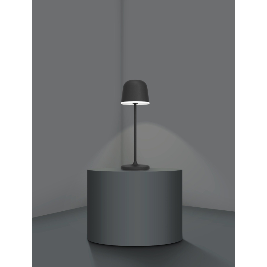 Eglo - LED Stmívatelná venkovní nabíjecí lampa LED/2,2W/5V 1800 mAh černá IP54