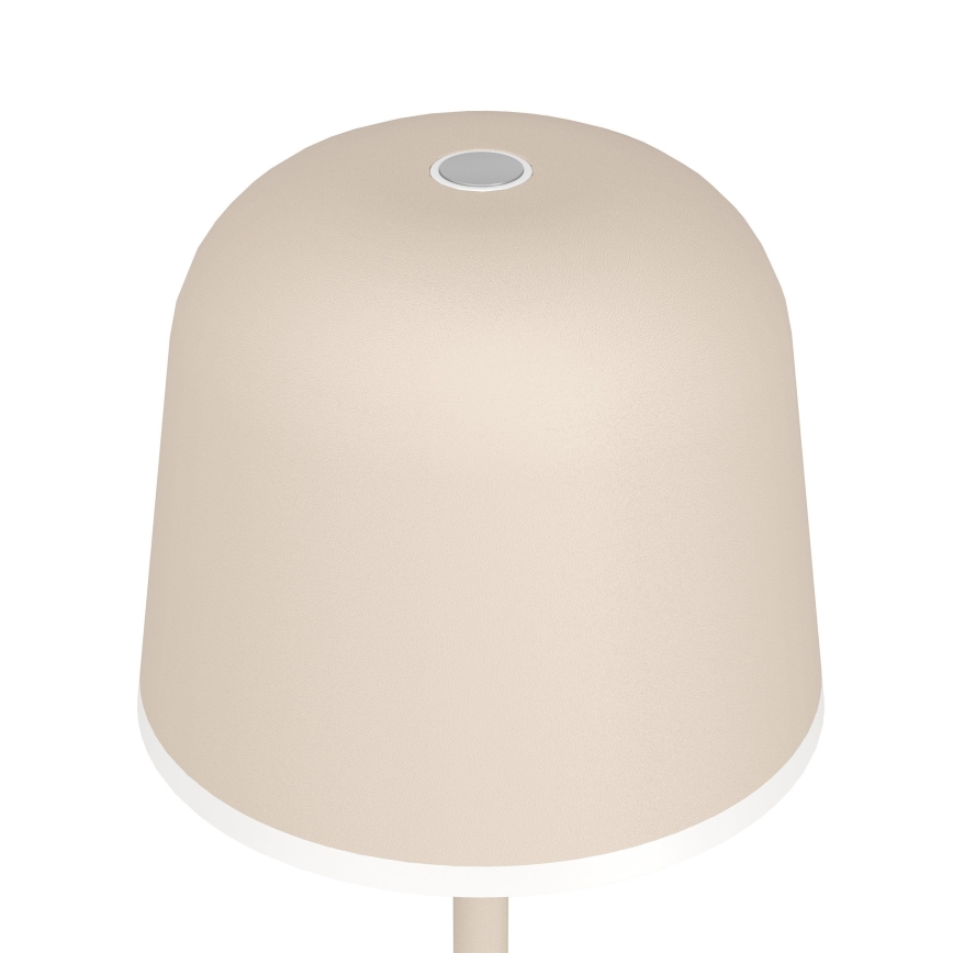 Eglo - LED Stmívatelná venkovní nabíjecí lampa LED/2,2W/5V 1800 mAh béžová IP54