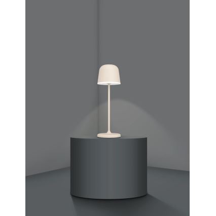 Eglo - LED Stmívatelná venkovní nabíjecí lampa LED/2,2W/5V 1800 mAh béžová IP54
