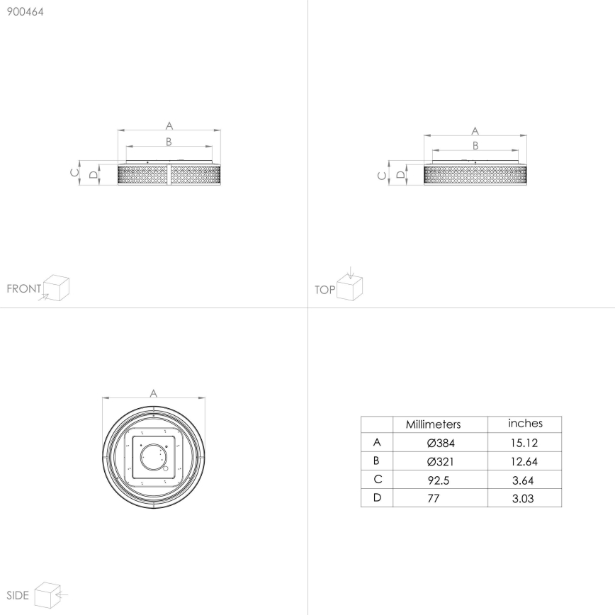 Eglo - LED Stropní svítidlo LED/24W/230V