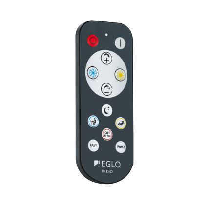 Eglo - LED Stmívatelná stojací lampa LED/34W/230V 3000-6500K + dálkové ovládání