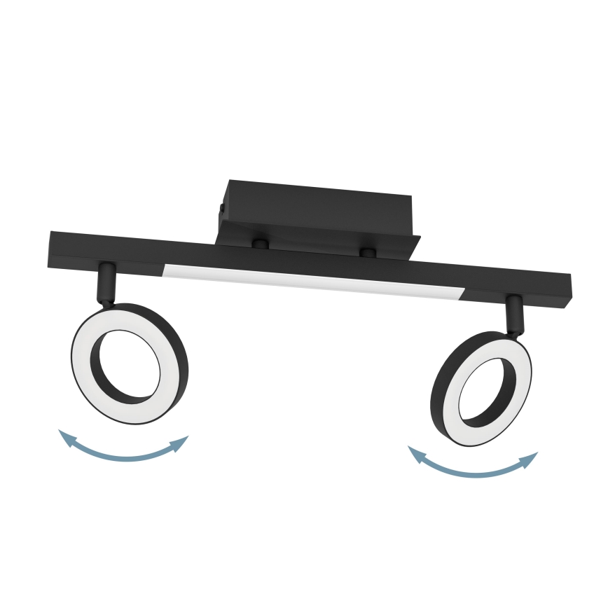 Eglo - LED Bodové svítidlo 2xLED/3,2W/230V + LED/3,3W