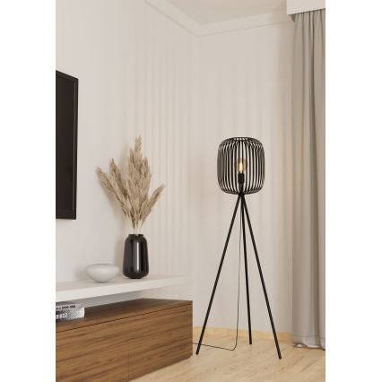 Eglo - Stojací lampa 1xE27/40W/230V černá