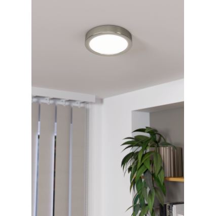 Eglo - LED Stmívatelné stropní svítidlo LED/11W/230V matný chrom