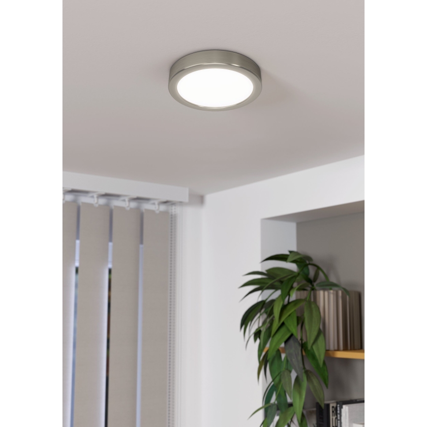 Eglo - LED Stmívatelné stropní svítidlo LED/11W/230V matný chrom