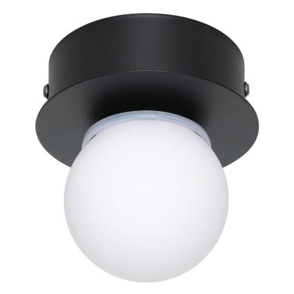 Eglo - LED Koupelnové stropní svítidlo LED/3,3W/230V IP44 černá