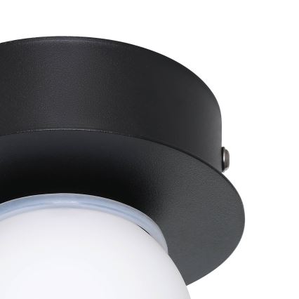 Eglo - LED Koupelnové stropní svítidlo LED/3,3W/230V IP44 černá