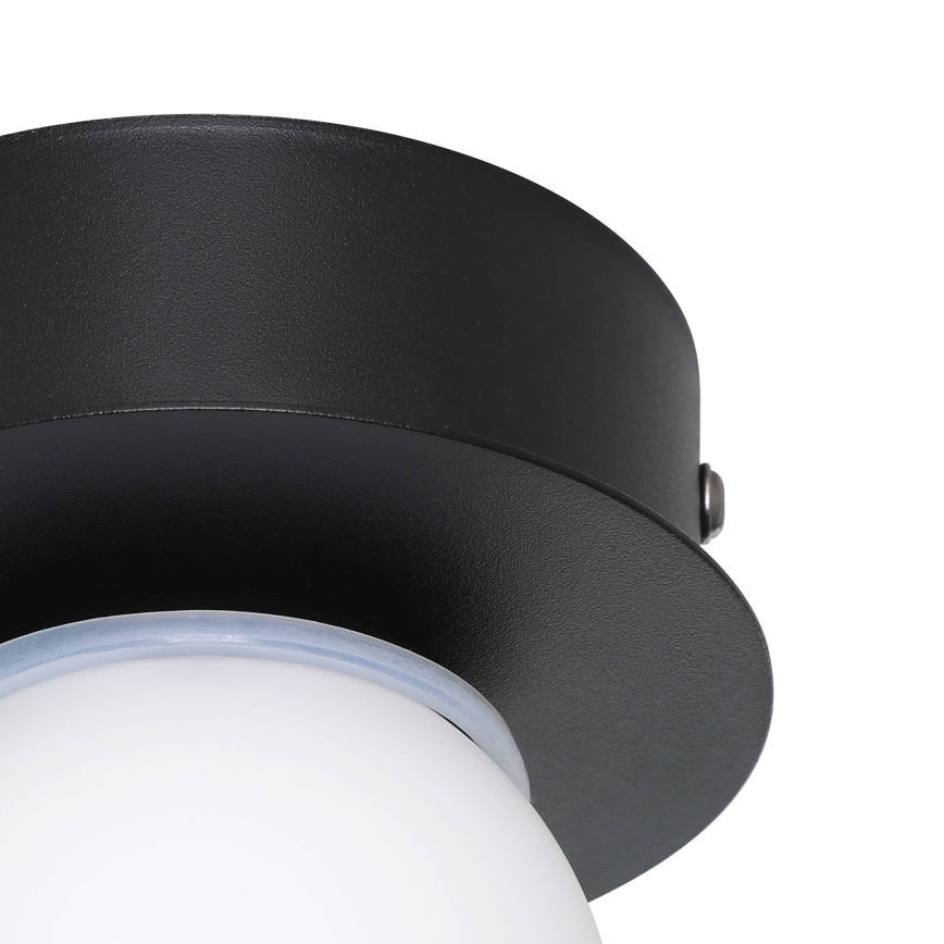 Eglo - LED Koupelnové stropní svítidlo LED/3,3W/230V IP44 černá