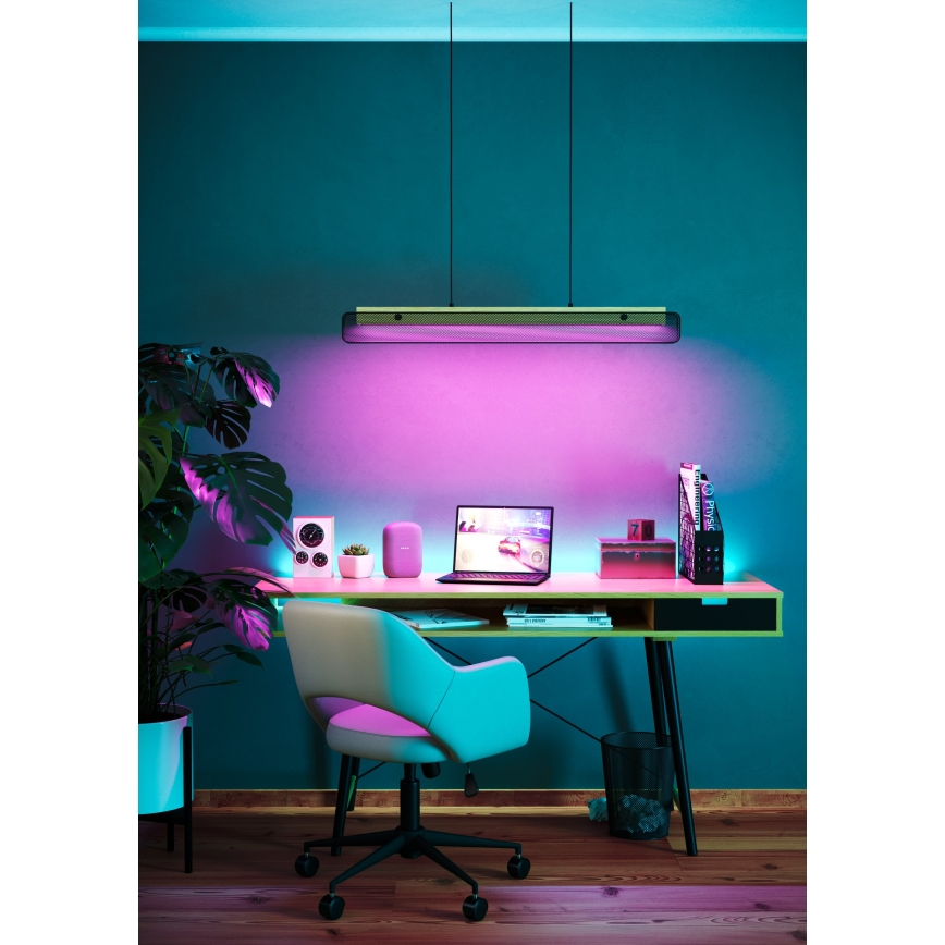 Eglo - LED RGBW Stmívatelný lustr na lanku LED/34W/230V 2700-6500K