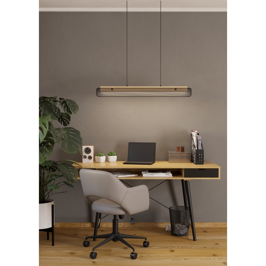 Eglo - LED RGBW Stmívatelný lustr na lanku LED/34W/230V 2700-6500K