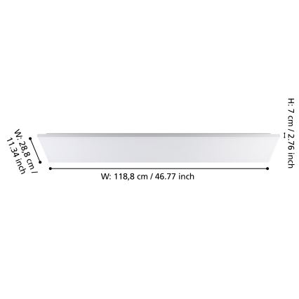 Eglo - LED Stropní svítidlo LED/32W/230V