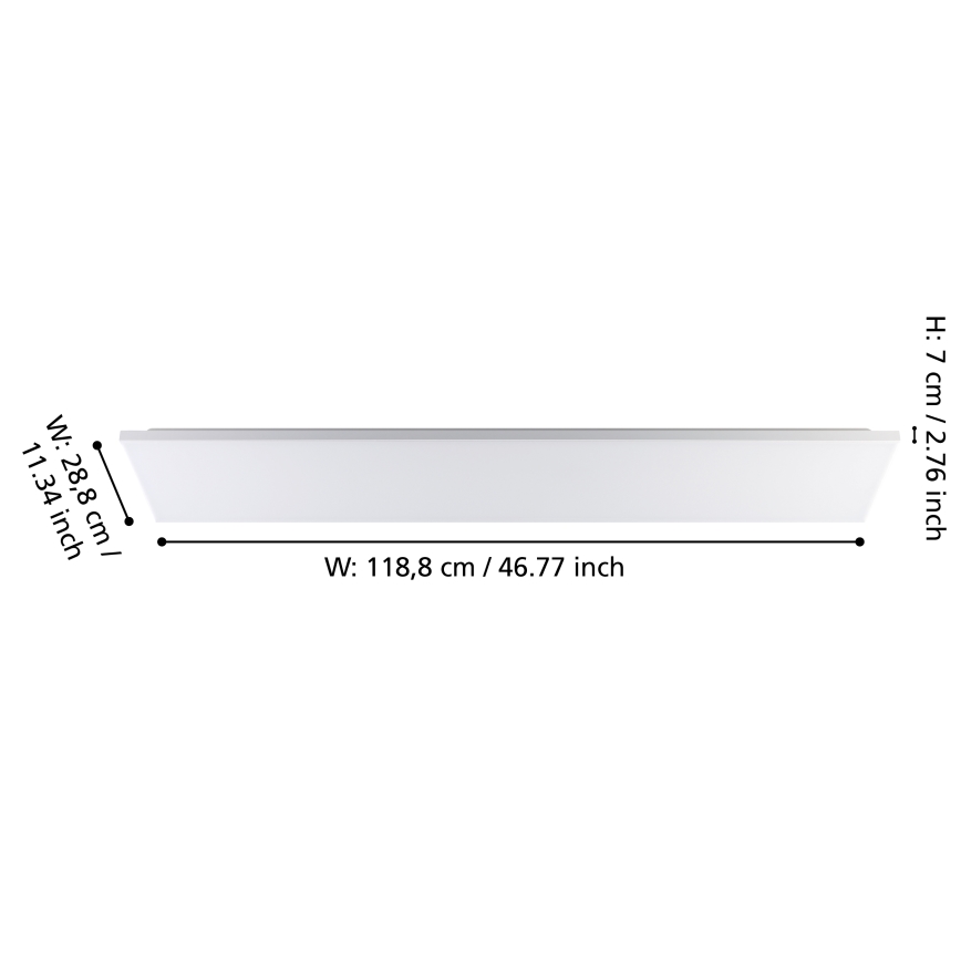 Eglo - LED Stropní svítidlo LED/32W/230V