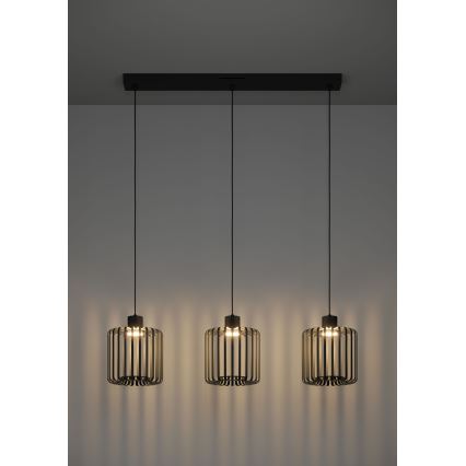 Eglo - LED RGBW Stmívatelný lustr na lanku 3xLED/3,7W/230V 2700-6500K