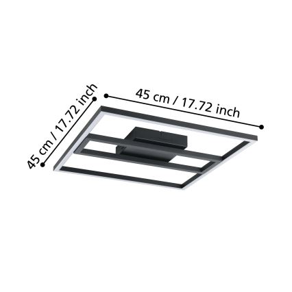 Eglo - LED RGBW Stmívatelné stropní svítidlo LED/21W/230V