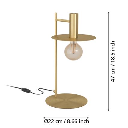 Eglo - Stolní lampa 1xE27/40W/230V