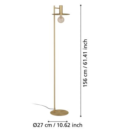 Eglo - Stojací lampa 1xE27/40W/230V