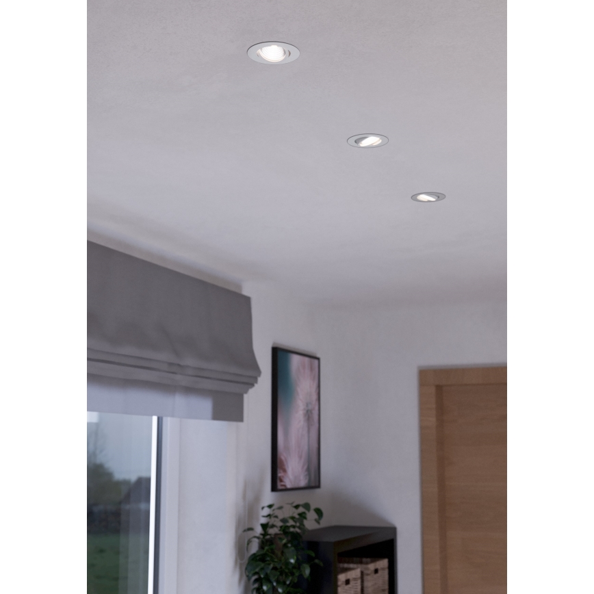 Eglo - SADA 3xLED Stmívatelné svítidlo 3xLED/6W/230V bílá