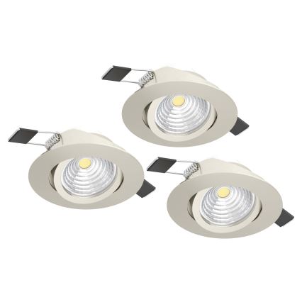 Eglo - SADA 3xLED Stmívatelné svítidlo 3xLED/6W/230V matný chrom
