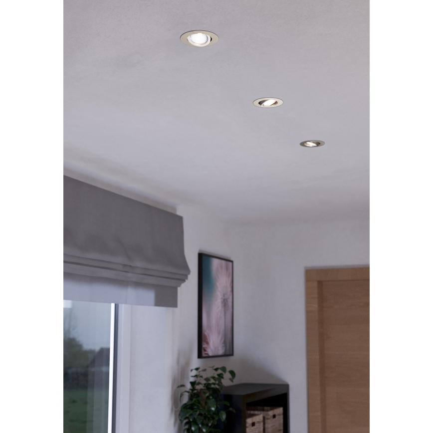 Eglo - SADA 3xLED Stmívatelné svítidlo 3xLED/6W/230V matný chrom
