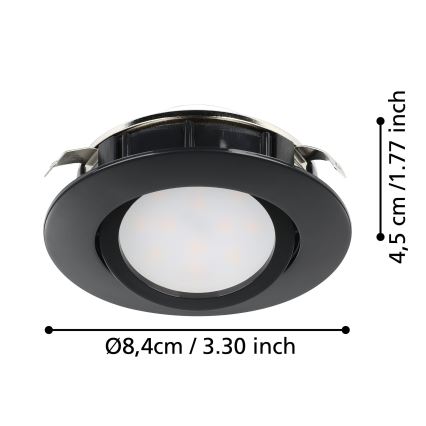 Eglo - LED Stmívatelné podhledové svítidlo LED/5,5W/230V