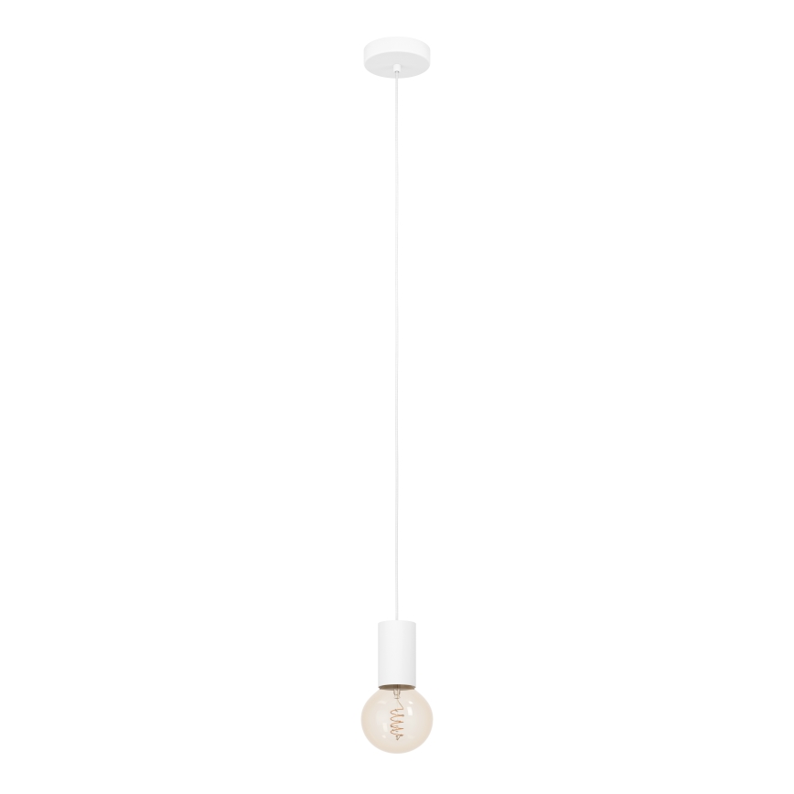 Eglo - Lustr na lanku 1xE27/40W/230V bílá